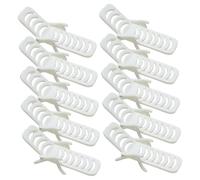 Hemobllo 10 Pièces Lot de Mini Chaises de Plage Pliables Blanches PVC Décoration Miniature pour Maison de Poupée Jardin Miniature Paysage Marin et Accessoires de Jeu Plage