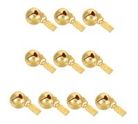 Hemobllo 10 pièces Lot de Pendentifs Cloches Vintage Dorées Petites Clochettes pour Bricolage Bijoux Accessoires DIY pour Bracelets Colliers et Colliers Animaux