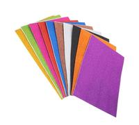 Hemobllo 10 pièces Lot Papier Mousse Pailleté Adhésif Papier Cartonné Épais pour Bricolage Garçon Fille pour DIY Scrapbooking et Décoration Créative