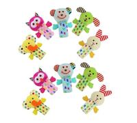 Hemobllo 10 pièces Marionnettes Doigt Animaux Peluche Confort Éveil pour Garçon Fille Préscolaires Jeu Histoires Interactive