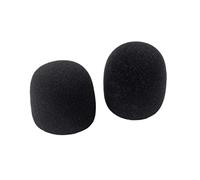 Hemobllo 10 pièces Microphone Covers Noir Lot de Bonnette Mousse Vent Protège Mic Professionnel pour Micros à Main Scène et Studio