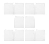 Hemobllo 10 Pièces Paquet à Mailles Fines en Nylon 100 pour Filtration Polyvalente de Lait de Noix et Médias pour Aquarium Cordon de Serrage Blanc Résistant la Déformation
