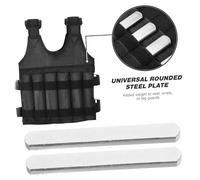 Hemobllo 10 pièces Plaques de Poids Acier Inoxydable Barre de Fitness Lestée pour Entraînement Plaques Métalliques Durables pour Musculation et Course