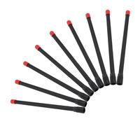 Hemobllo 10 pièces Rallonges Valve Pneu Plastique Noir Extension pour Voiture Scooter Vélo Accessoire Gonflage Polyvalent et Résistant