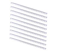 Hemobllo 10 pièces Règle Triangulaire Plastique Transparente Équerre de Dessin Précise Multifonction pour Étudiants Bureau École