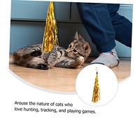 Hemobllo 10 pièces Têtes de Remplacement pour Baguette à Chat avec Grelot Accessoires Stimulants pour Jouets Interactifs Durables pour Jeu Intérieur