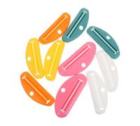 Hemobllo 10 Pièces Tube Squeezer Manual Roller Clips For Toothpaste Hand Wash Plastic Clamp For Efficient Tube Dispensing And Waste Reduction