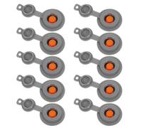 Hemobllo 10 Pièces Valve de Remplacement Étanche pour Coussin d'air, Bouchon D'étanchéité à L'air 12mm TPU, Léger et Facile à Transporter, pour Matelas Gonflable de Camping, Voyage