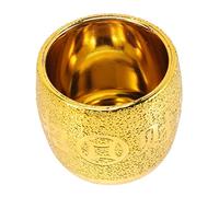 Hemobllo 10 pièces Wine Cups Set Little Tea Cups Portable Decorative Metal Drinking Glasses For Home Party