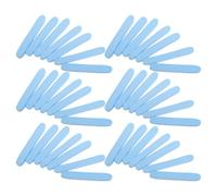 Hemobllo 100 Éponges Compressées Rondes en Éponge Bleue pour Nettoyage du Visage, Exfoliation Instantanée, Design Ergonomique, 100 Pièces, Usage Quotidien et Voyage