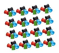 Hemobllo 100 pièces Anneaux Pied Pigeon Aluminium Colorés Bagues Oiseau Durables pour Identification Volaille et Pigeons Accessoires Aviary Bird Marker Couleur Aléatoire Couleur Aléatoire