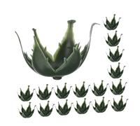 Hemobllo 100 pièces Artificial Flower Sepals For DIY Rose Crafts Realistic Fake Sepal Accessories For Soap Flowers And Floral Bouquets