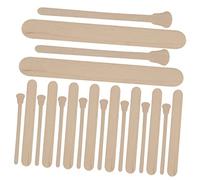 Hemobllo 100 pièces Bâtons Bois pour Épilation Cire Spatules Durables pour Application de Cire Outils de Beauté Utilisation Quotidienne et Bricolage