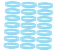 Hemobllo 100 pièces Bracelets Lumineux Silicone Luminous Night Running Wristbands Garçon Fille et Adultes Accessoires Sécurité et Fête Glow In The Dark Party Favors