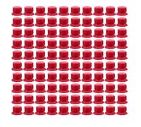 Hemobllo 100 Pièces Capuchons Étanches pour Vis de Toiture Rouge, Pose | Tuiles et Vis de Toit, Usage sur Hangars et Carports Métalliques, Plastique et Fer