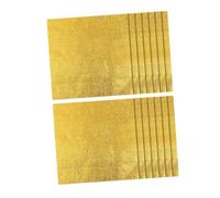 Hemobllo 100 pièces Carrés Papier Aluminium Texturé pour Chocolat Caramel Bonbons Protection Durable et Design Unique