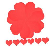 Hemobllo 100 pièces Cartes de Forme de Cœur pour Saint Valentin Petites Cartes Épais DIY Décorations pour Messages et et Or