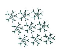 Hemobllo 100 Pièces Clips de Jardin Réutilisables pour Plantes Maintien Sécurisé des Tiges Dorchidées et Pince Plastique Verte pour Supports de Croissance Lot