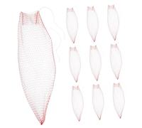 Hemobllo 100 Pièces en Filet De Melon Concombre Fruit Oignons De Produits en Maille Filet De Melon Ou Rouge