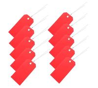 Hemobllo 100 pièces Étiquettes Bagages PVC Réutilisables avec Fil Métallique Surface Écriture Lisse pour Valises et Sacs de Voyage