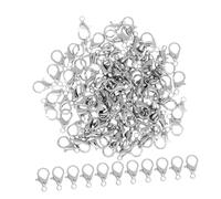 Hemobllo 100 pièces Fermoirs à Griffe Alliage de Zinc pour Fabrication de Bijoux DIY Accessoires pour Bracelets et Colliers