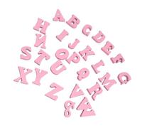 Hemobllo 100 pièces Lettres Décoratives Tranches de pour Bricolage Ornements DIY Alphabet pour Projets Manuels et Champêtre