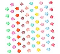 Hemobllo 100 pièces Lot Pinces à Cheveux Petites Fleurs Colorées pour Filles Mini Griffes Confortables Accessoires Coiffure Résistants et Faciles à Utiliser Couleur Couleur Aléatoire