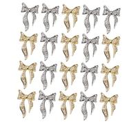 Hemobllo 100 pièces Manicure Bowknot Nail Art Stickers Semi-permanent Accessories DIY Decoration For Nails And More