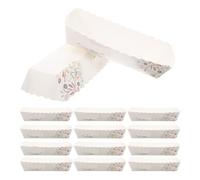 Hemobllo 100 Pièces Porte-collation en Papier Carton à Sushis de Bateau Élégant pour Transporter et Emballer Aliments Lors de Buffets et Repas en Plein Air