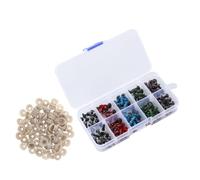Hemobllo 100 pièces Set Yeux de Sécurité Plastique avec Rondelles Couleurs pour Fabrication de Poupées Amigurumi Ours Peluches Artisanat DIY