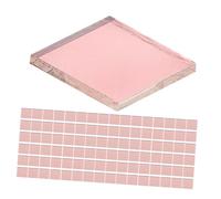 Hemobllo 100 Pièces Tiny Self Stick Mirror Tiles Easy Install Small Square Adhesive Mirrors For Wall Decoration DIY Crafts Living Bedroom Creative Projects