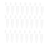 Hemobllo 100 pièces Tubes Transparent Test Tubes For Blood Cell Analysis Laboratory Supplies
