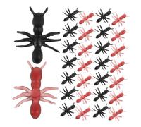 Hemobllo 1000pièces Fausses Fourmis Décoratives Plastique Jouet Fourmi Simulé pour Décoration De Classe Et Jardin Accessoires De Fête Insectes Réalistes