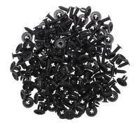 Hemobllo 100pcs Clip de Fixation du Panneau D'accès du Lave-vaisselle en Pp Noir, Support de Garniture de Plinthe, Compatible Nombreux Lave-vaisselle, pour Camping