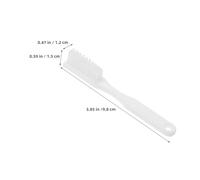 Hemobllo 100pièces Lot de Brosses à Dents Voyage Souples Manuelles avec Manche Ergonomique pour Prothèses Dentaires Trousse Urgence Hôtel ou Centre de Transit