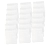 Hemobllo 100pièces Pochettes Transparentes pour Bijoux Et Breloques Sachets à Fermeture Refermables Pochettes De Rangement Plastique Épais pour Ranger Bagues Colliers Et Petits Objets