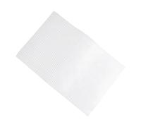 Hemobllo 10pcs Feuilles de Maille Plastique Blanche pour Diy, Maille à Découper pour Broderie Point de Croix, Matériau Plastique Résistant, pour Travaux Manuels