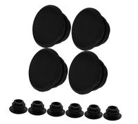 Hemobllo 10Pièces Bouchons de Guidon de Vélo Noir Embouts de Barres pour Vélos de Route Montagne Accessoire Durable Installation Facile