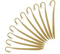 Hemobllo 10pièces Breloques Pour Marque-page Pendentif Épingle à Cheveux Diy Accessoires Création Bijoux Kit De Breloques Artisanales