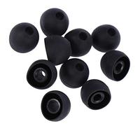 Hemobllo 10pièces Embouts Écouteurs Silicone Coussinets Oreille pour Écouteurs Antibruit Embouts De Rechange Noirs pour Intra-Auriculaires