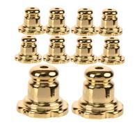 Hemobllo 10Pièces Goujons de Boucles Oreilles Bouchons de Remplacement Chic pour DIY Compatibles Toutes Tiges de Boucles Oreilles et Élégants