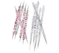 Hemobllo 10pièces Kit de Nail Art à Points avec Stylos à Double Embout pour Décoration des Ongles Dessin de Motifs Précis