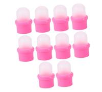 Hemobllo 10pièces Lot De Embouts Pour Dissolvants De Vernis à Ongles Outils De Manucure Pratiques Pour Retrait De Vernis Uv