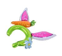 Hemobllo 10pièces Serre-tête Oreilles De Lapin Gonflable Lot De Décorations Aluminium Pâques Bandeau Pour Garçon Fille Fête Accessoire