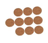 Hemobllo 10pièces Tapis pour Nid De Pigeon Lot de Forme Ronde Fibre De Accessoire pour Oiseaux Nicheurs Tapis pour Œufs De Pigeon