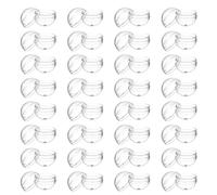 Hemobllo 110 Pièces Lot de Capsules Rondes Transparentes Plastique pour Distributeurs Automatiques Boules Vides Réutilisables pour Rangement Jouets Présentation et Artisanat