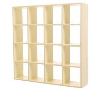 Hemobllo 12, Armoire Étagère Décorative en Ivoire Blanc, Accessoire de Mobilier Artisanal pour Décoration Intérieure de Mini-Maison