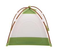 Hemobllo 12 Petite Tente de Camping Verte sans Lampe Accessoire Décoratif pour Jouets Équipement Camping Extérieur Mobilier Miniature Modèle D’Extérieur
