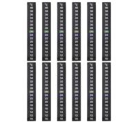 Hemobllo 12 pièces Autocollants Thermomètre Digital pour Aquarium Lot de Indication de Température Facile Stickers Adhésifs pour Aquariums et Bacs à Poissons