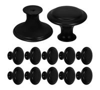 Hemobllo 12 Pièces Bouton de Placard Rond Champignon en Acier Inoxydable